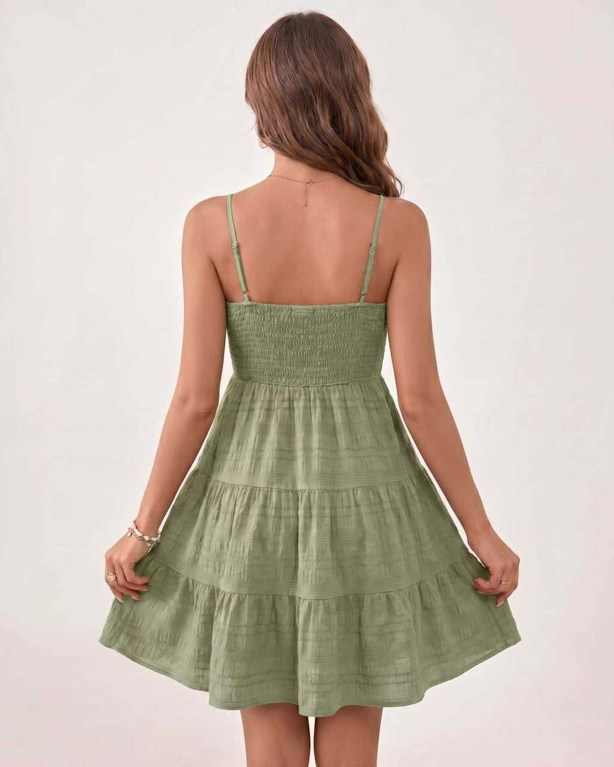 Ramblion Aya mini dress — square neck neckline · styled view 37 · styled for prom season