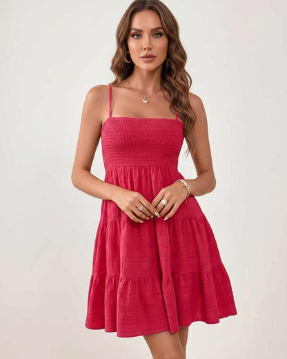 Ramblion Aya mini dress — square neck neckline · styled view 48 · styled for prom season