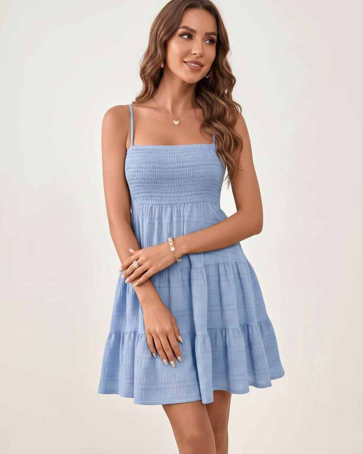 Ramblion Aya mini dress — square neck neckline · styled view 53 · styled for prom season