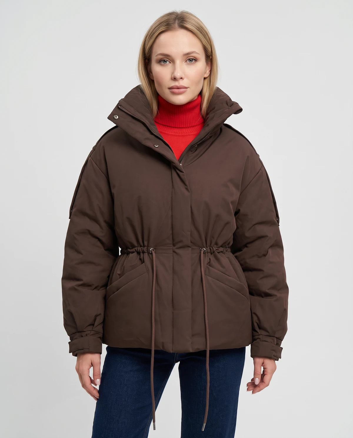 Ayveline Jackets — Coffee Color