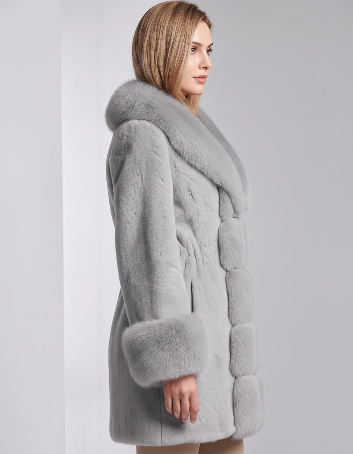 Benedetta Jackets — Silver gray | SKU: RB-1cfcc6-silverbb-XS,RB-1cfcc6-silverbb-S,RB-1cfcc6-silverbb-M,RB-1cfcc6-silverbb-L,RB-1cfcc6-silverbb-XL,RB-1cfcc6-silverbb-2XL