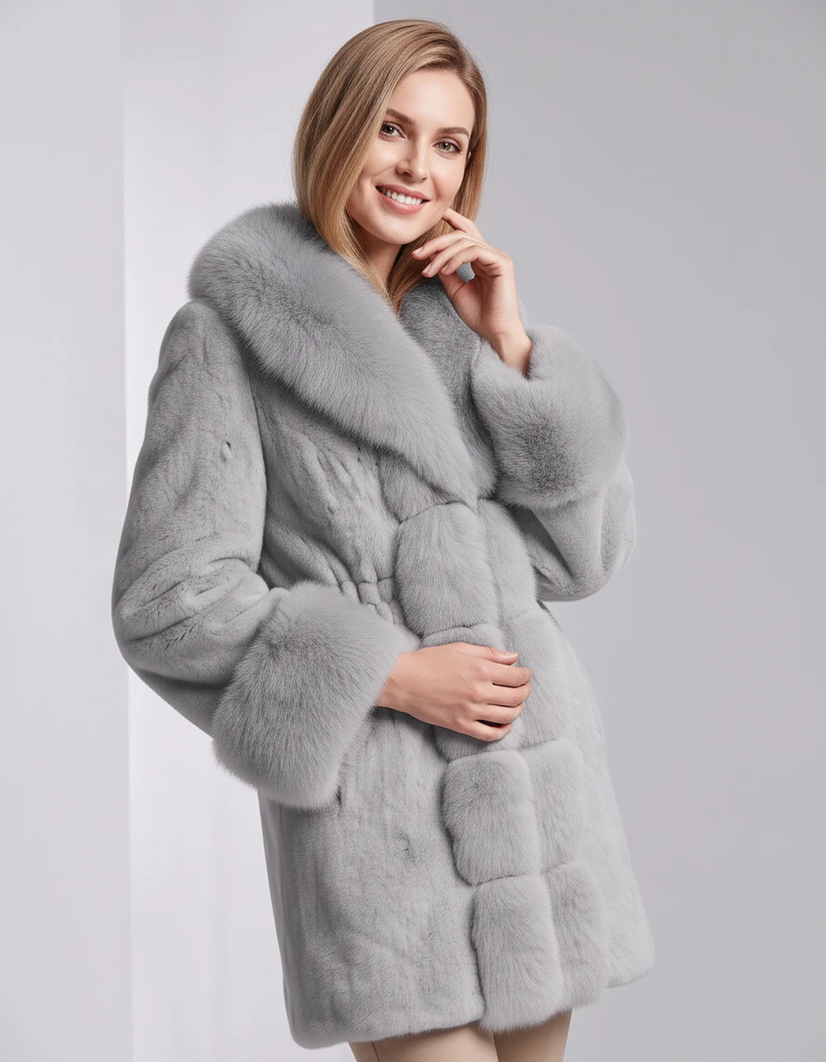 Benedetta Jackets — Silver gray | SKU: RB-1cfcc6-silverbb-XS,RB-1cfcc6-silverbb-S,RB-1cfcc6-silverbb-M,RB-1cfcc6-silverbb-L,RB-1cfcc6-silverbb-XL,RB-1cfcc6-silverbb-2XL