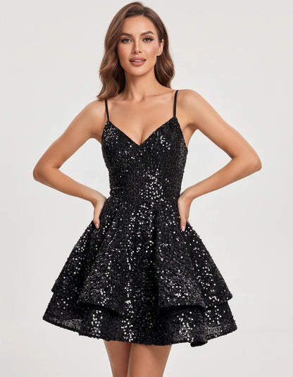 Beryl Mini Dresses — Black | SKU: RB-93aa1d-black-2,RB-93aa1d-black-4,RB-93aa1d-black-6,RB-93aa1d-black-8,RB-93aa1d-black-10,RB-93aa1d-black-12,RB-93aa1d-black-14,RB-93aa1d-black-16,RB-93aa1d-black-16W,RB-93aa1d-black-18W