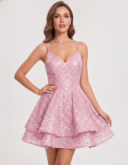 Beryl Mini Dresses — Pink | SKU: RB-93aa1d-pink-2,RB-93aa1d-pink-4,RB-93aa1d-pink-6,RB-93aa1d-pink-8,RB-93aa1d-pink-10,RB-93aa1d-pink-12,RB-93aa1d-pink-14,RB-93aa1d-pink-16,RB-93aa1d-pink-16W,RB-93aa1d-pink-18W