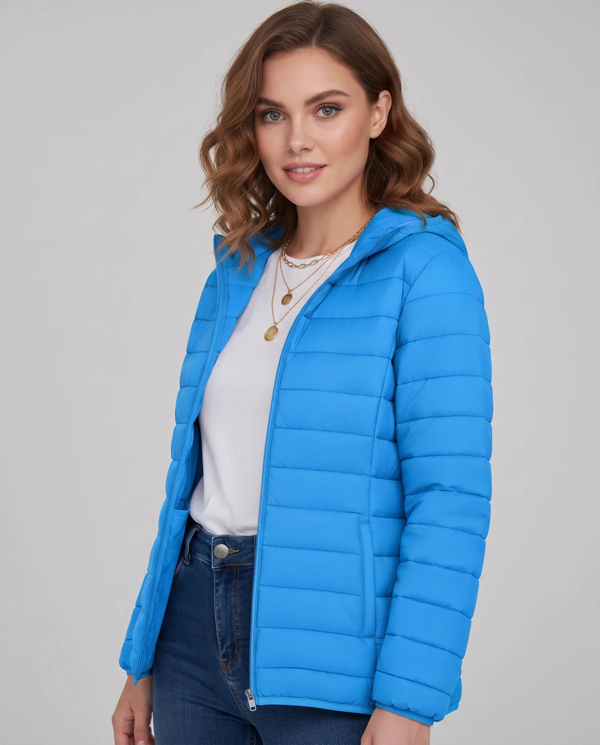 Bettina Jackets — Azure Blue