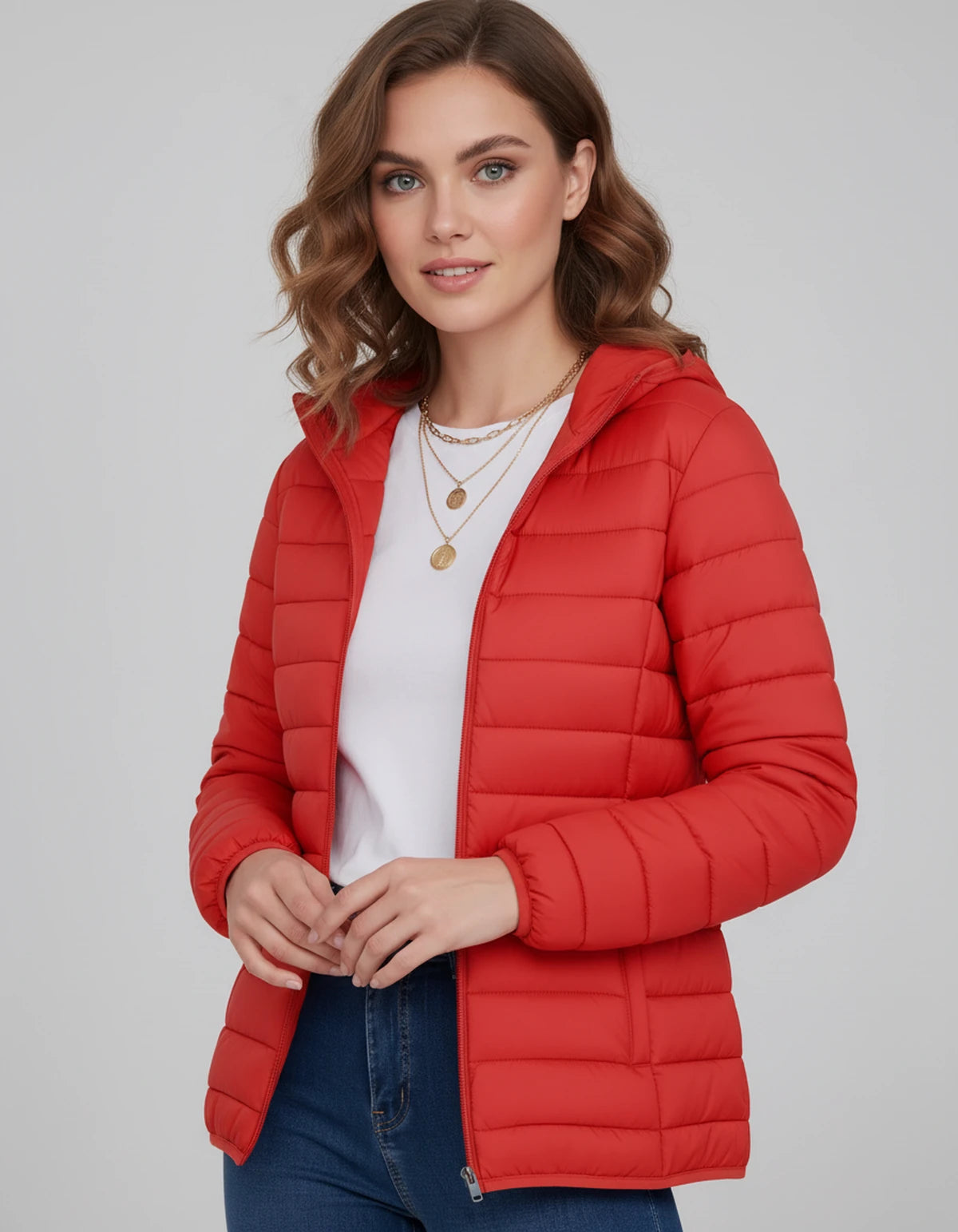 Bettina Jackets — Tomato Red | SKU: RB-424087-tomato89-CN M (US S),RB-424087-tomato89-CN L (US M),RB-424087-tomato89-CN XL (US L),RB-424087-tomato89-CN 2XL (US XL),RB-424087-tomato89-CN 3XL (US 2XL)