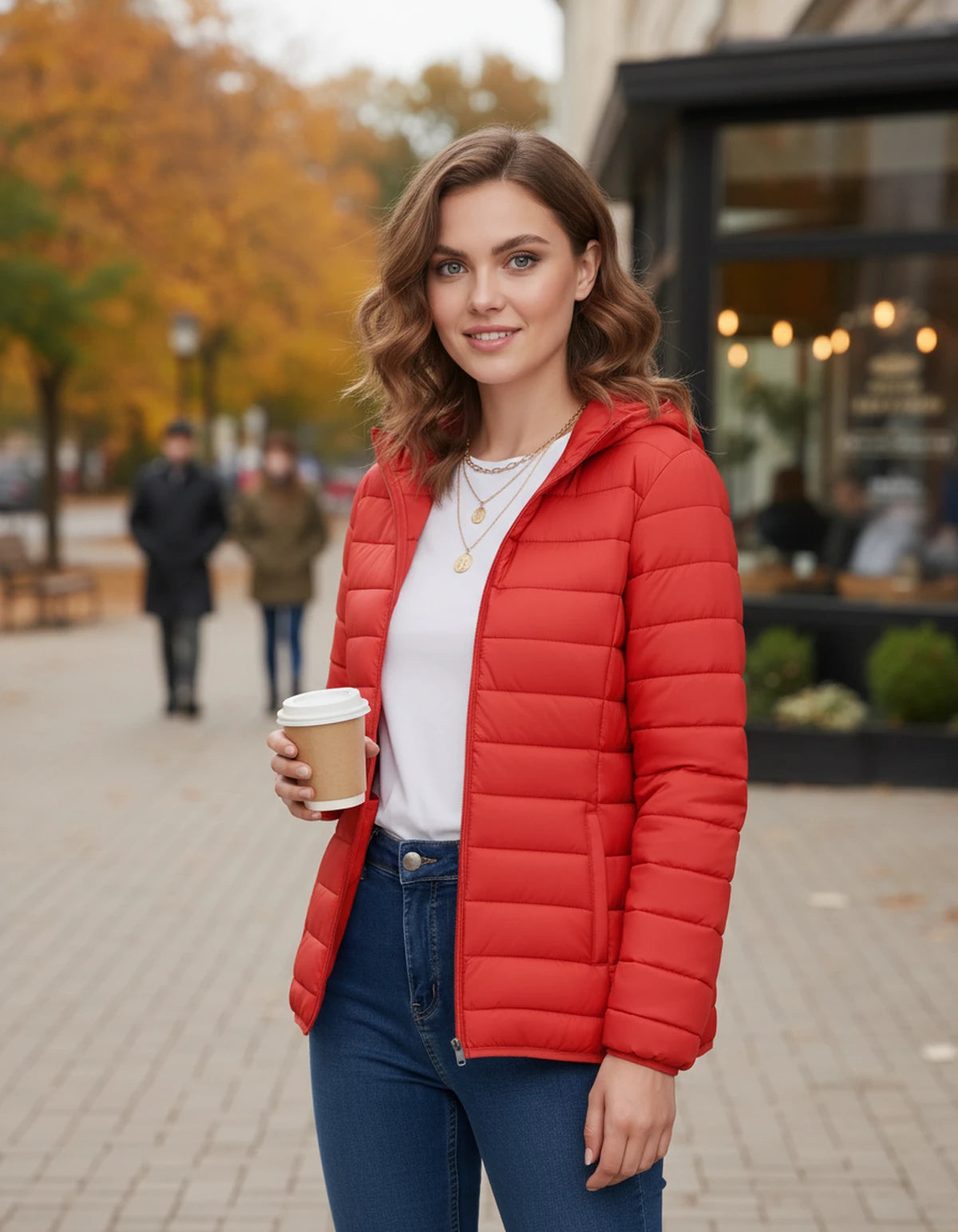Bettina Jackets — Tomato Red | SKU: RB-424087-tomato89-CN M (US S),RB-424087-tomato89-CN L (US M),RB-424087-tomato89-CN XL (US L),RB-424087-tomato89-CN 2XL (US XL),RB-424087-tomato89-CN 3XL (US 2XL)