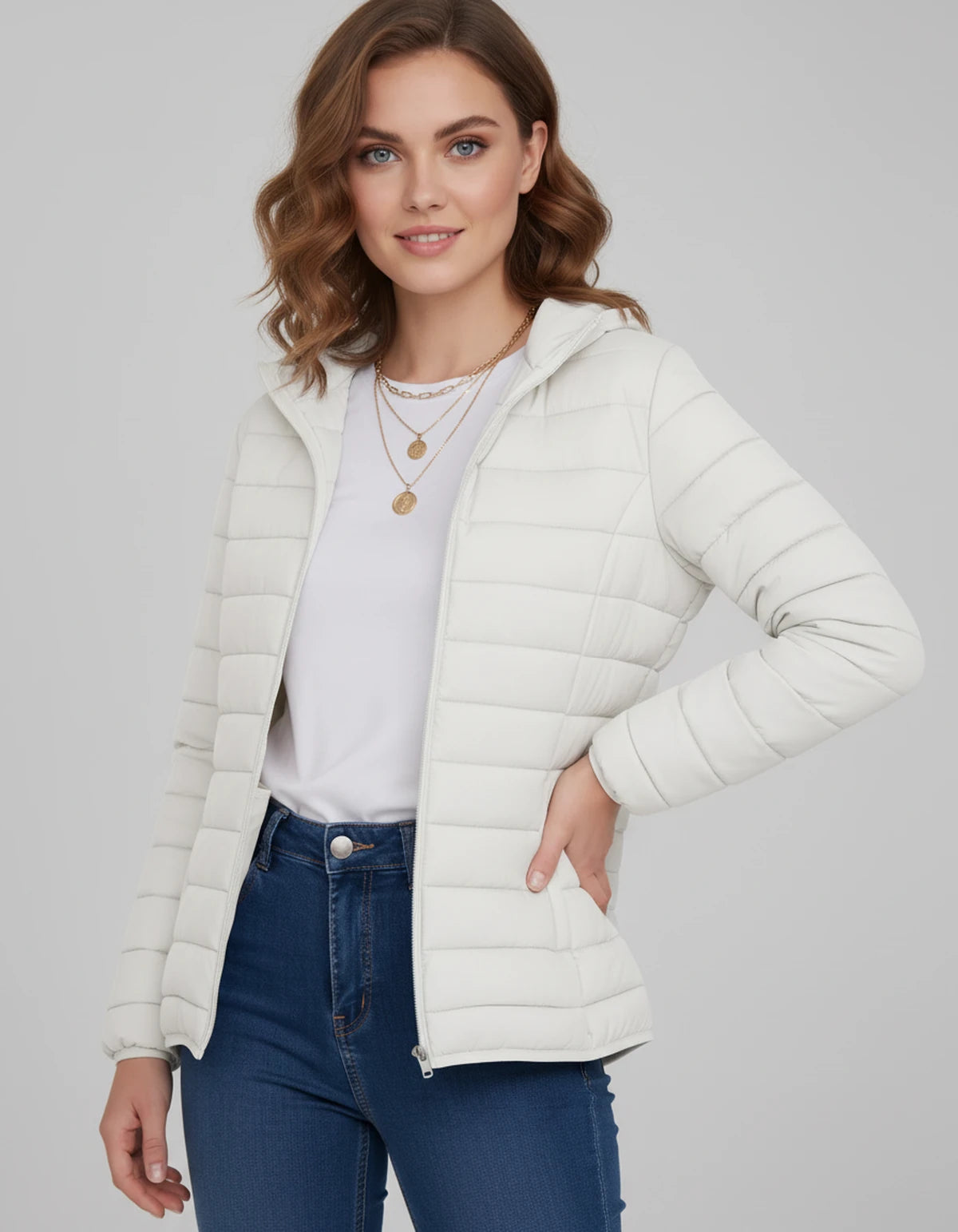 Bettina Jackets — White | SKU: RB-424087-white-CN M (US S),RB-424087-white-CN L (US M),RB-424087-white-CN XL (US L),RB-424087-white-CN 2XL (US XL),RB-424087-white-CN 3XL (US 2XL)