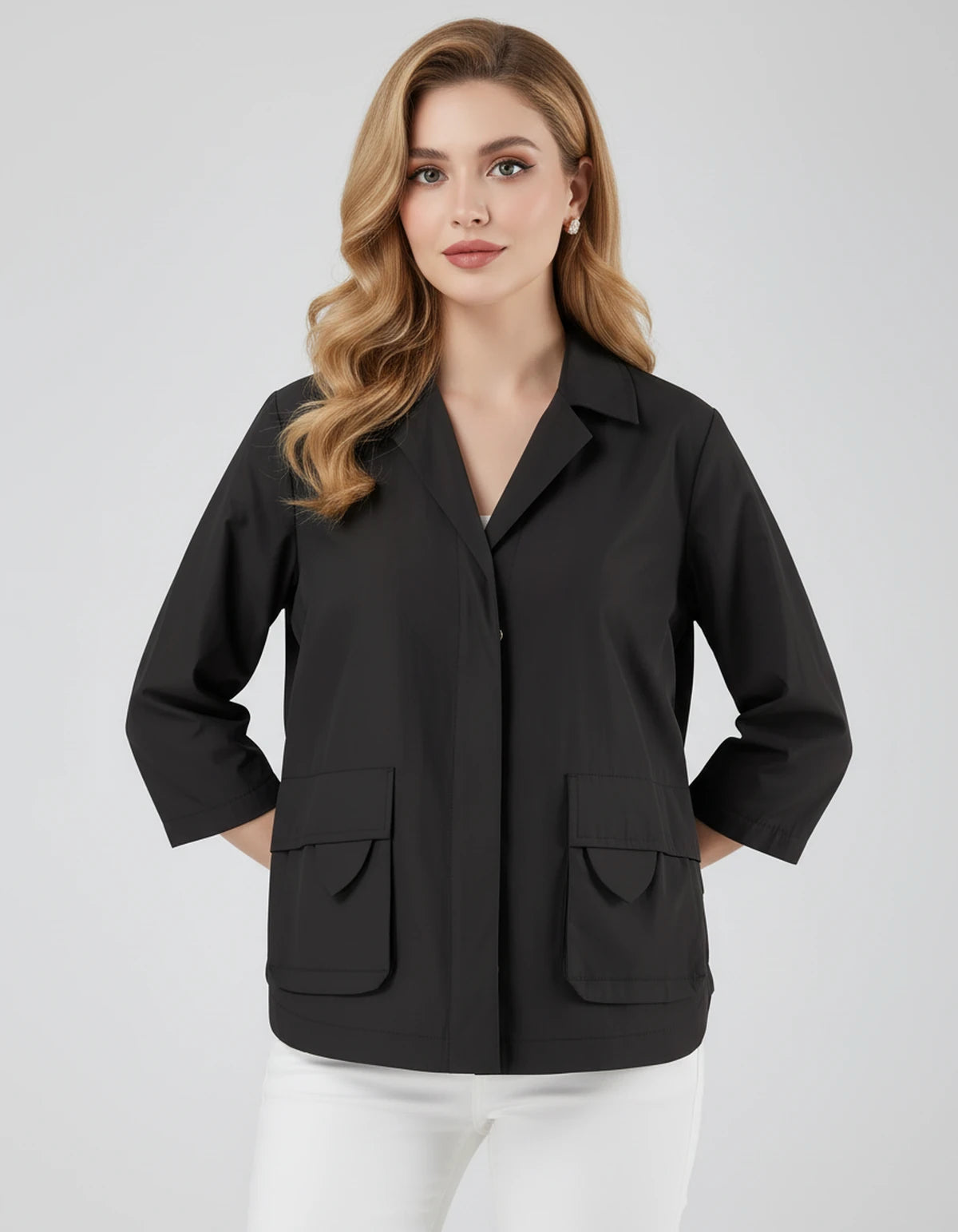 Bevelle Jackets — Black | SKU: RB-d15e67-black-XS,RB-d15e67-black-S,RB-d15e67-black-M,RB-d15e67-black-L,RB-d15e67-black-XL,RB-d15e67-black-2XL