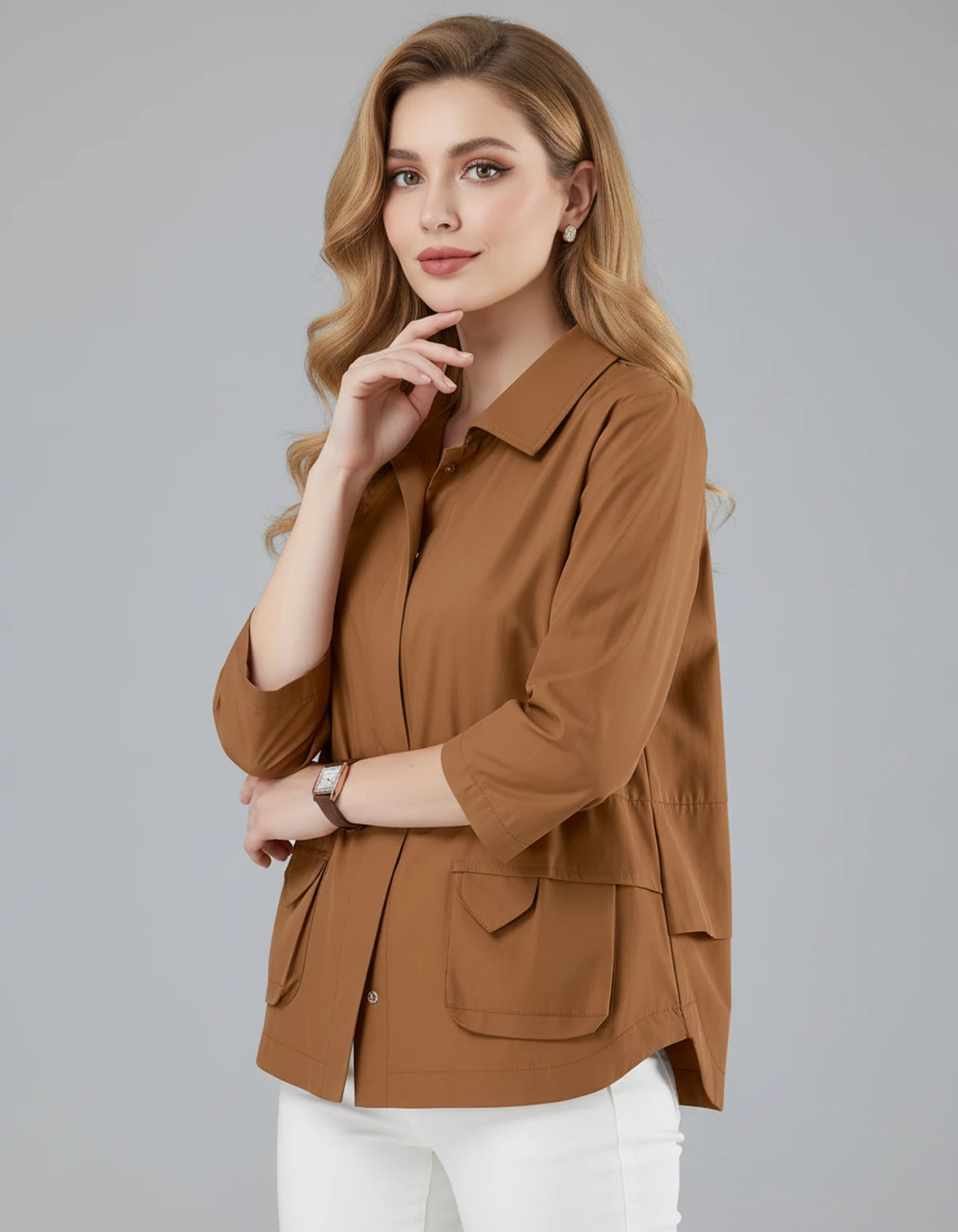 Bevelle Jackets — Brown