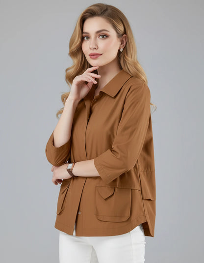 Bevelle Jackets — Brown