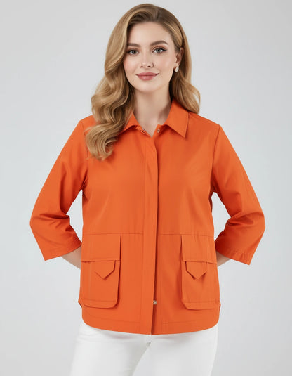 Bevelle Jackets — Coral | SKU: RB-d15e67-coral-XS,RB-d15e67-coral-S,RB-d15e67-coral-M,RB-d15e67-coral-L,RB-d15e67-coral-XL,RB-d15e67-coral-2XL