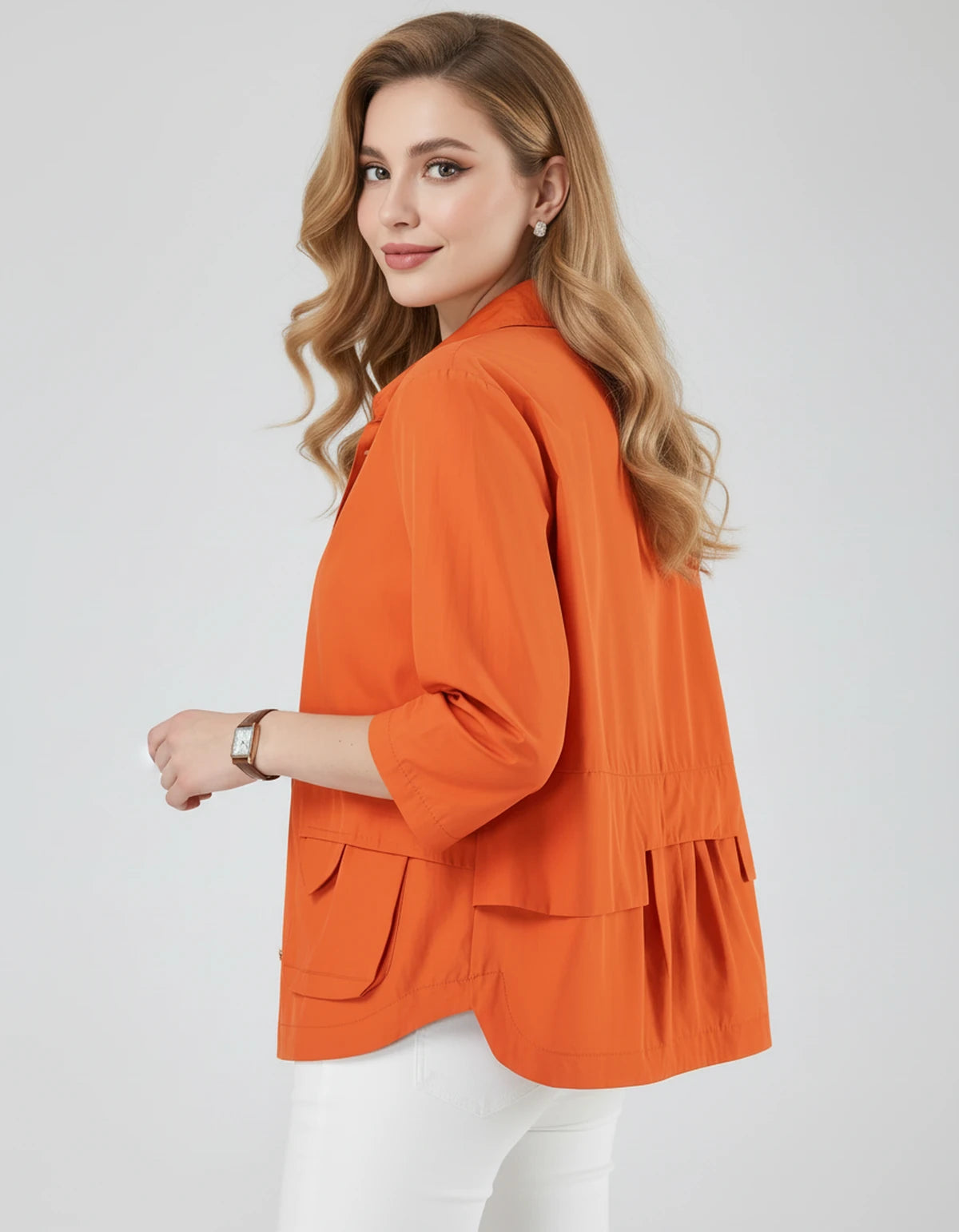 Bevelle Jackets — Coral | SKU: RB-d15e67-coral-XS,RB-d15e67-coral-S,RB-d15e67-coral-M,RB-d15e67-coral-L,RB-d15e67-coral-XL,RB-d15e67-coral-2XL