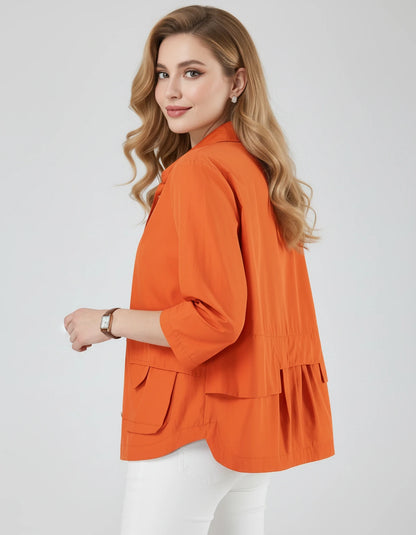 Bevelle Jackets — Coral | SKU: RB-d15e67-coral-XS,RB-d15e67-coral-S,RB-d15e67-coral-M,RB-d15e67-coral-L,RB-d15e67-coral-XL,RB-d15e67-coral-2XL