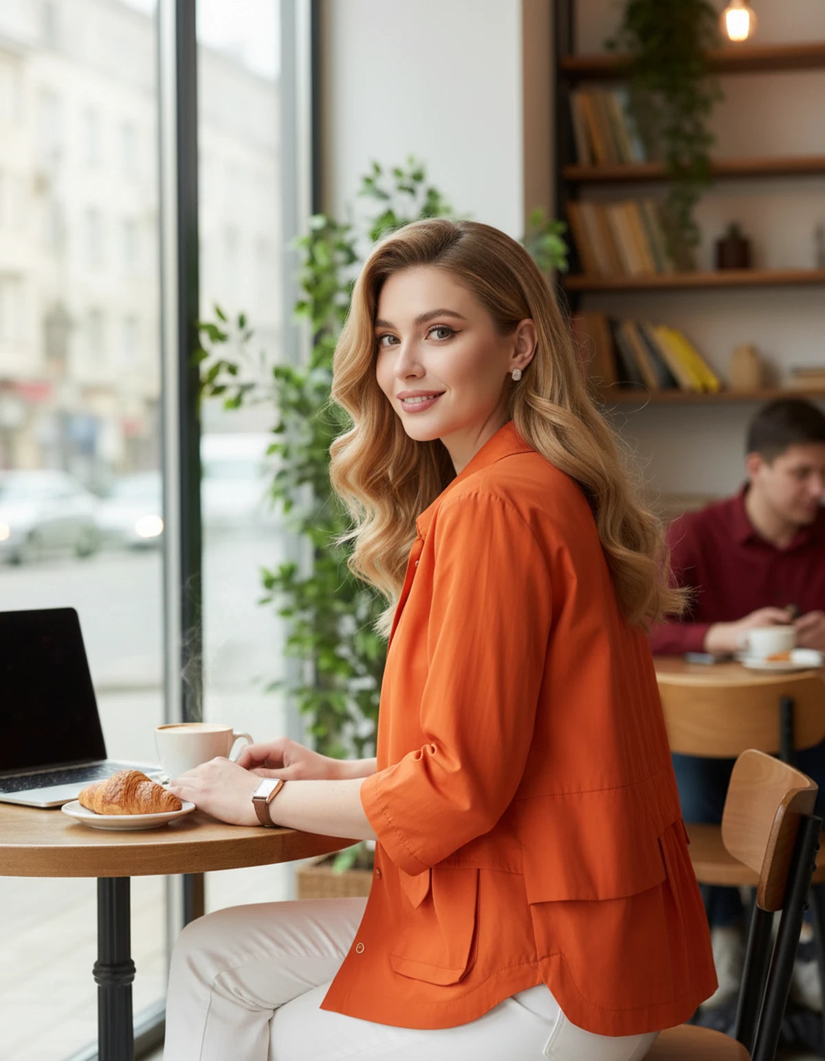 Bevelle Jackets — Coral | SKU: RB-d15e67-coral-XS,RB-d15e67-coral-S,RB-d15e67-coral-M,RB-d15e67-coral-L,RB-d15e67-coral-XL,RB-d15e67-coral-2XL