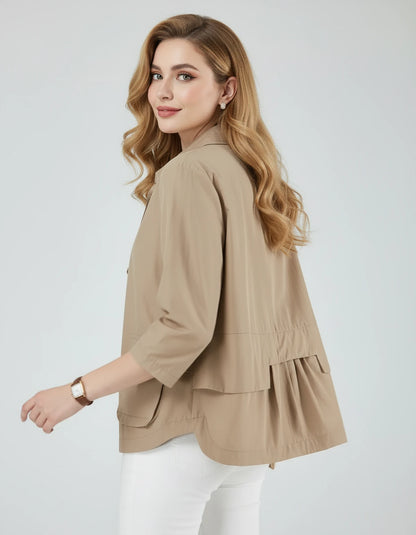 Bevelle Jackets — Khaki | SKU: RB-d15e67-khaki-XS,RB-d15e67-khaki-S,RB-d15e67-khaki-M,RB-d15e67-khaki-L,RB-d15e67-khaki-XL,RB-d15e67-khaki-2XL