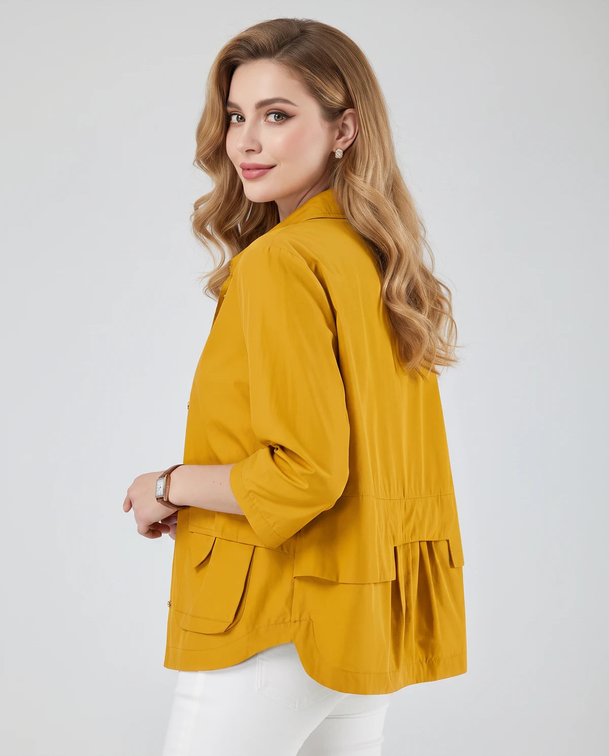 Bevelle Jackets — Yellow | SKU: RB-d15e67-yellow-XS,RB-d15e67-yellow-S,RB-d15e67-yellow-M,RB-d15e67-yellow-L,RB-d15e67-yellow-XL,RB-d15e67-yellow-2XL