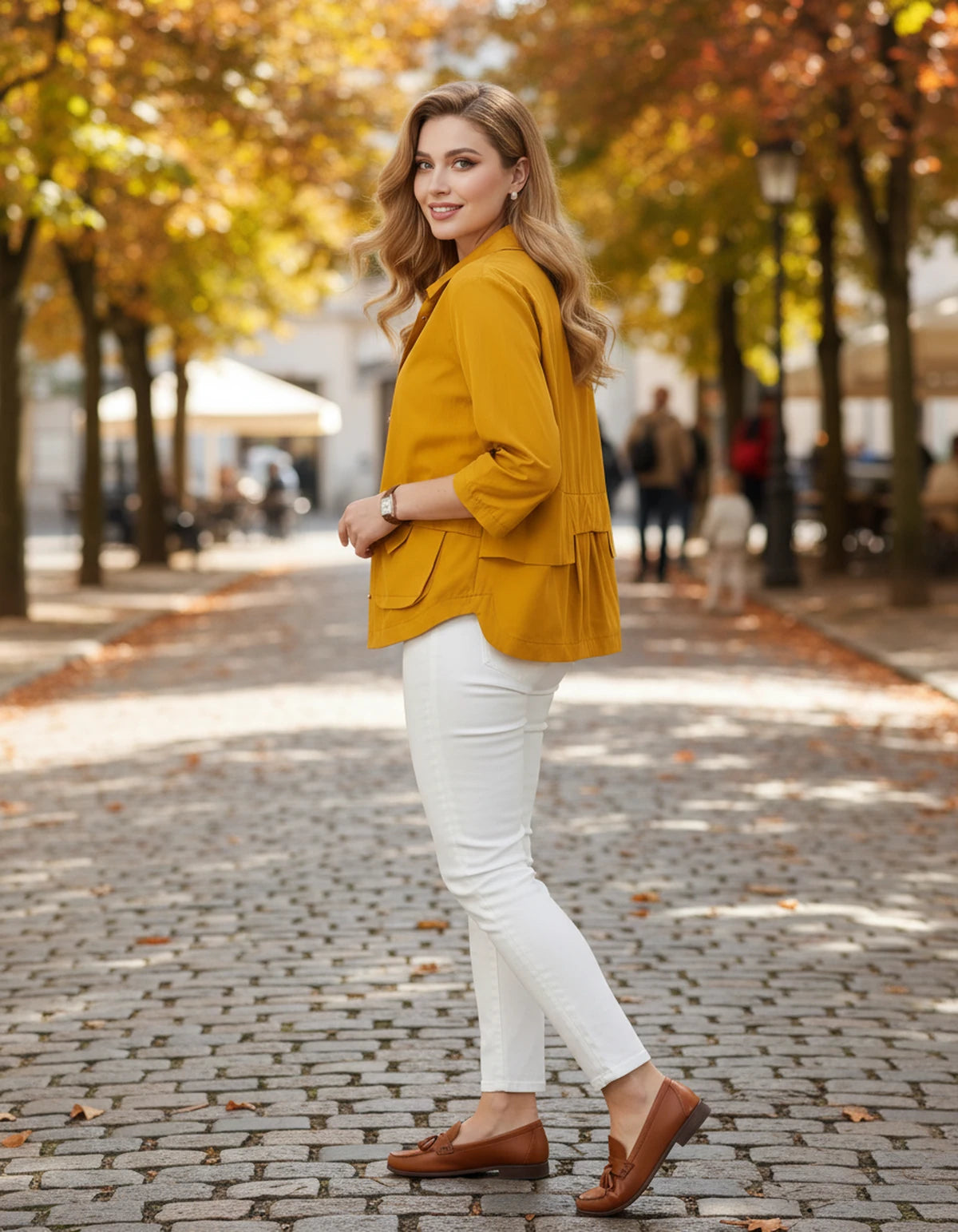Bevelle Jackets — Yellow | SKU: RB-d15e67-yellow-XS,RB-d15e67-yellow-S,RB-d15e67-yellow-M,RB-d15e67-yellow-L,RB-d15e67-yellow-XL,RB-d15e67-yellow-2XL
