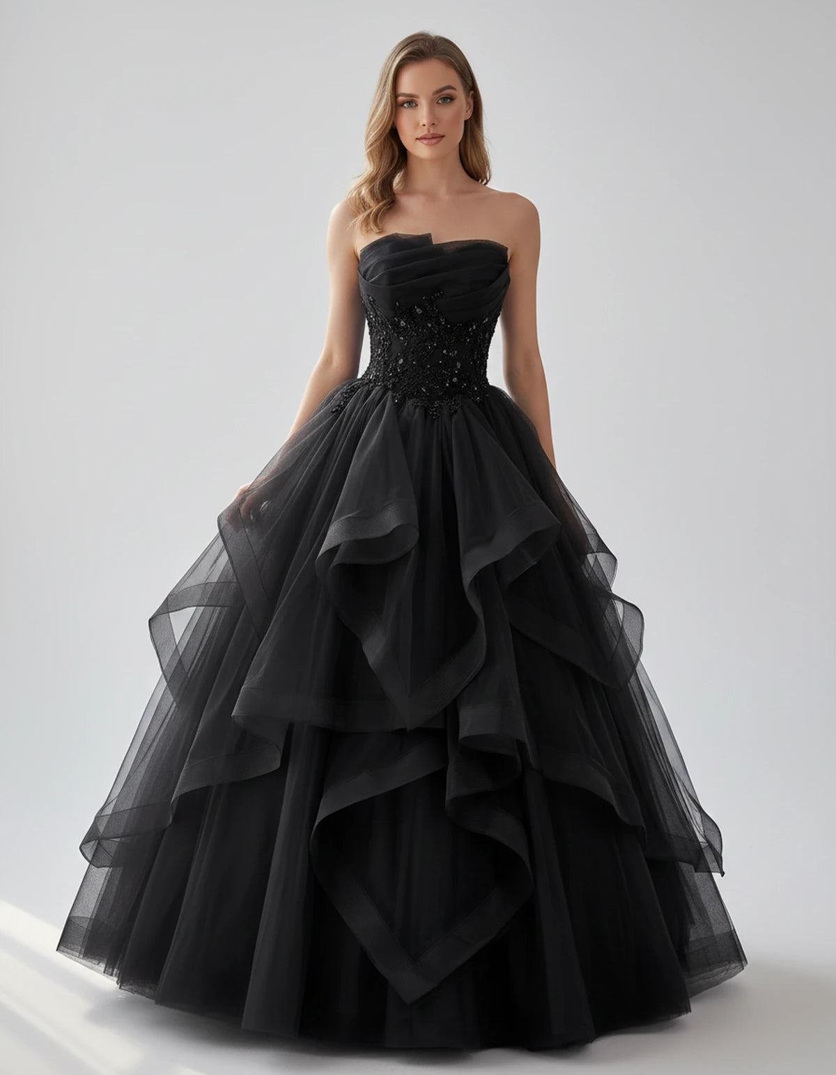 Bexley Maxi Dresses — Black | SKU: RB-f8f95a-black-2,RB-f8f95a-black-4,RB-f8f95a-black-6,RB-f8f95a-black-8,RB-f8f95a-black-10,RB-f8f95a-black-12,RB-f8f95a-black-14,RB-f8f95a-black-14W,RB-f8f95a-black-16,RB-f8f95a-black-16W,RB-f8f95a-black-18W