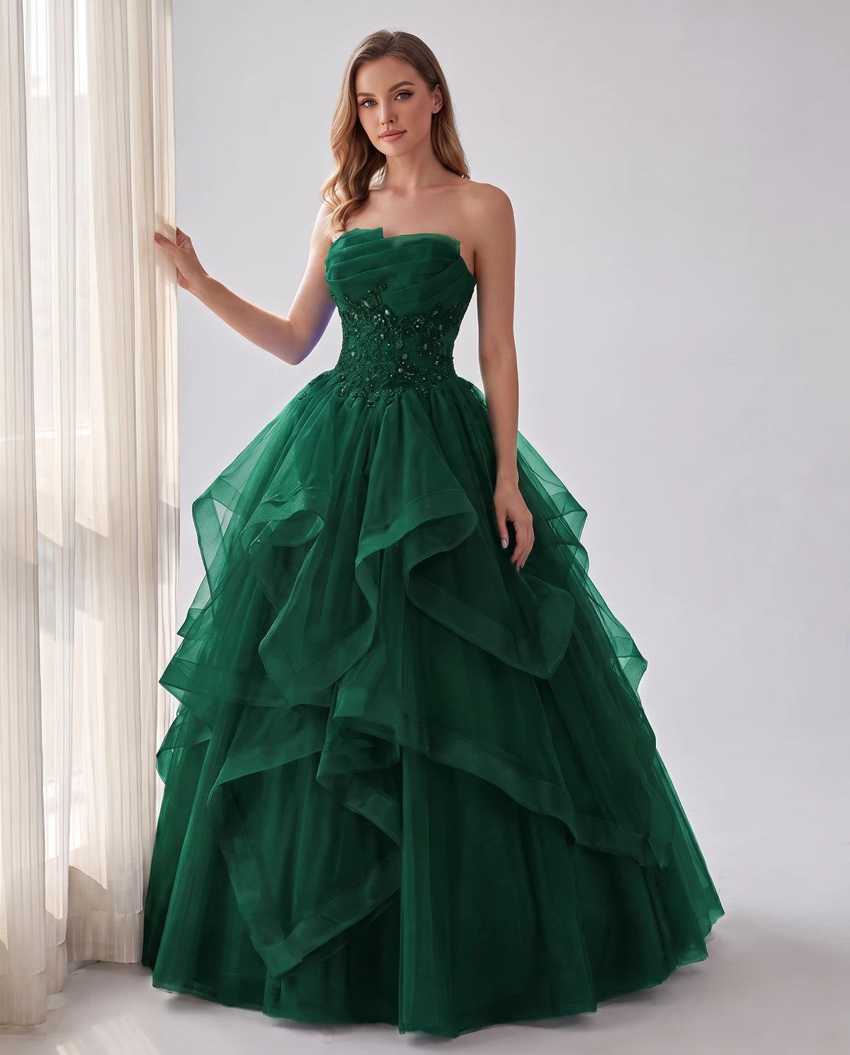 Bexley Maxi Dresses — Emerald