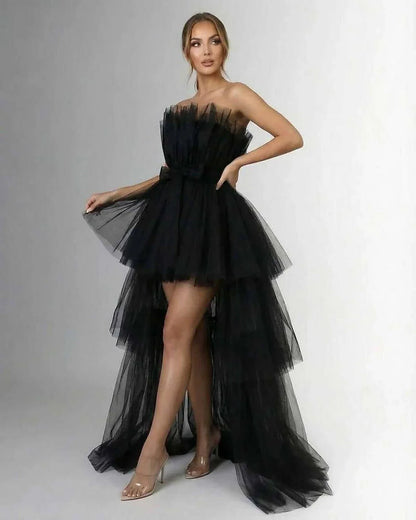 Black Cotton Gown Square Neck Sleeveless Maxi Dress | Black-Tie Events, Night Out & Day-to-Night, front view | Ramblion | SKU: CMX-592837465-black-L-9733,CMX-592837465-black-M-9653,CMX-592837465-black-S-3787,CMX-592837465-black-XL-3926,CMX-592837465-black-XS-9720
