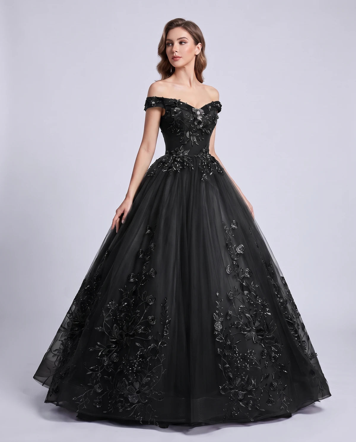 Blanchette Maxi Dresses — Black