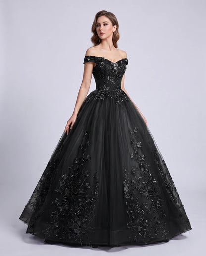 Blanchette Maxi Dresses — Black