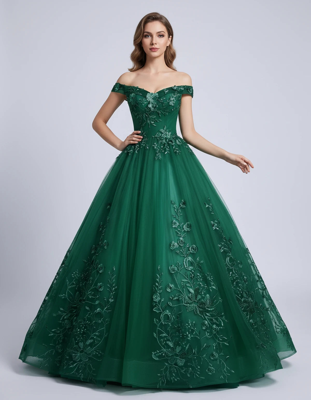 Blanchette Maxi Dresses — Dark green | SKU: RB-3c7112-darkgr94-2,RB-3c7112-darkgr94-4,RB-3c7112-darkgr94-6,RB-3c7112-darkgr94-8,RB-3c7112-darkgr94-10,RB-3c7112-darkgr94-12,RB-3c7112-darkgr94-14,RB-3c7112-darkgr94-14W,RB-3c7112-darkgr94-16,RB-3c7112-darkgr94-16W,RB-3c7112-darkgr94-18W