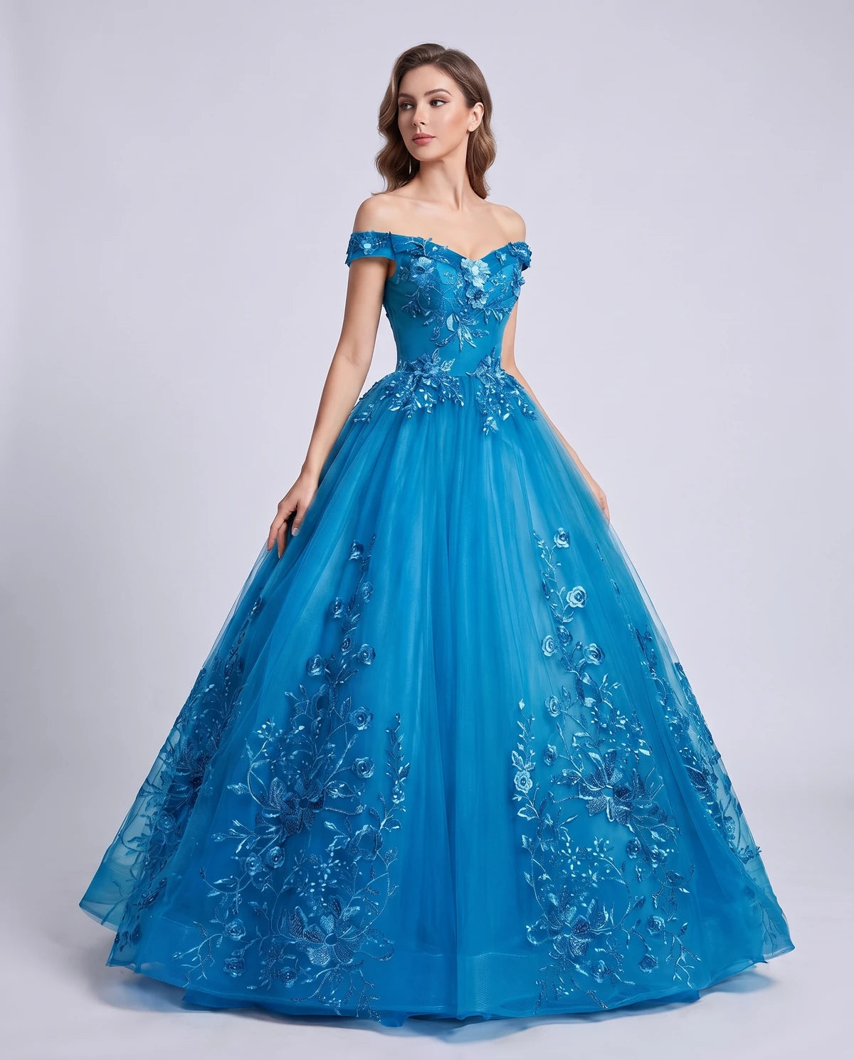 Blanchette Maxi Dresses — Lake blue