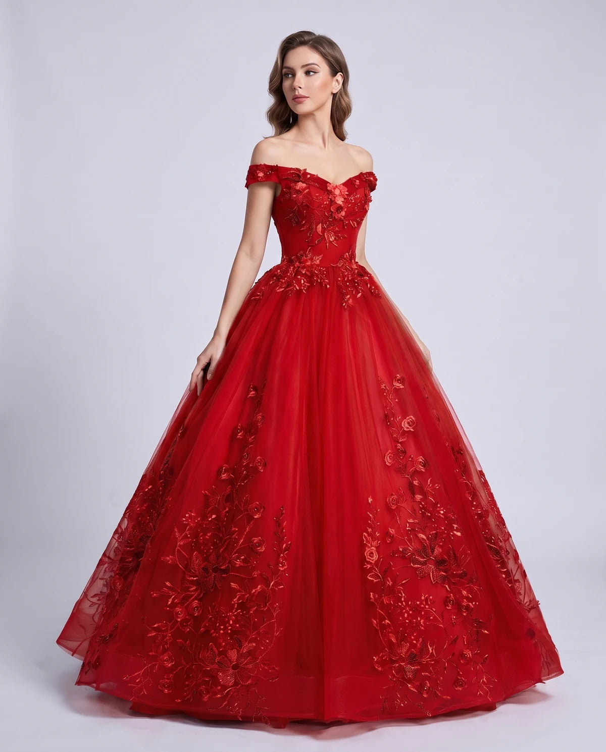 Blanchette Maxi Dresses — Red