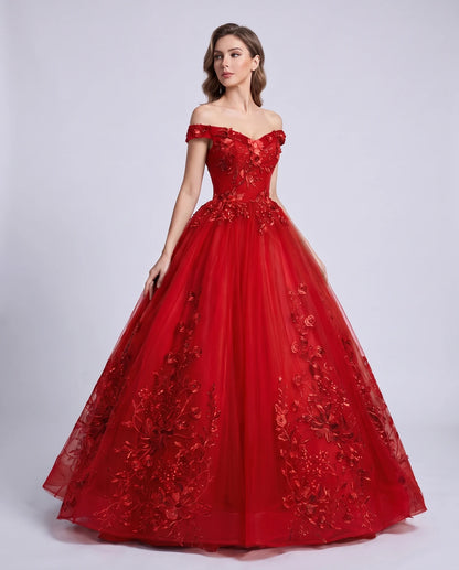 Blanchette Maxi Dresses — Red
