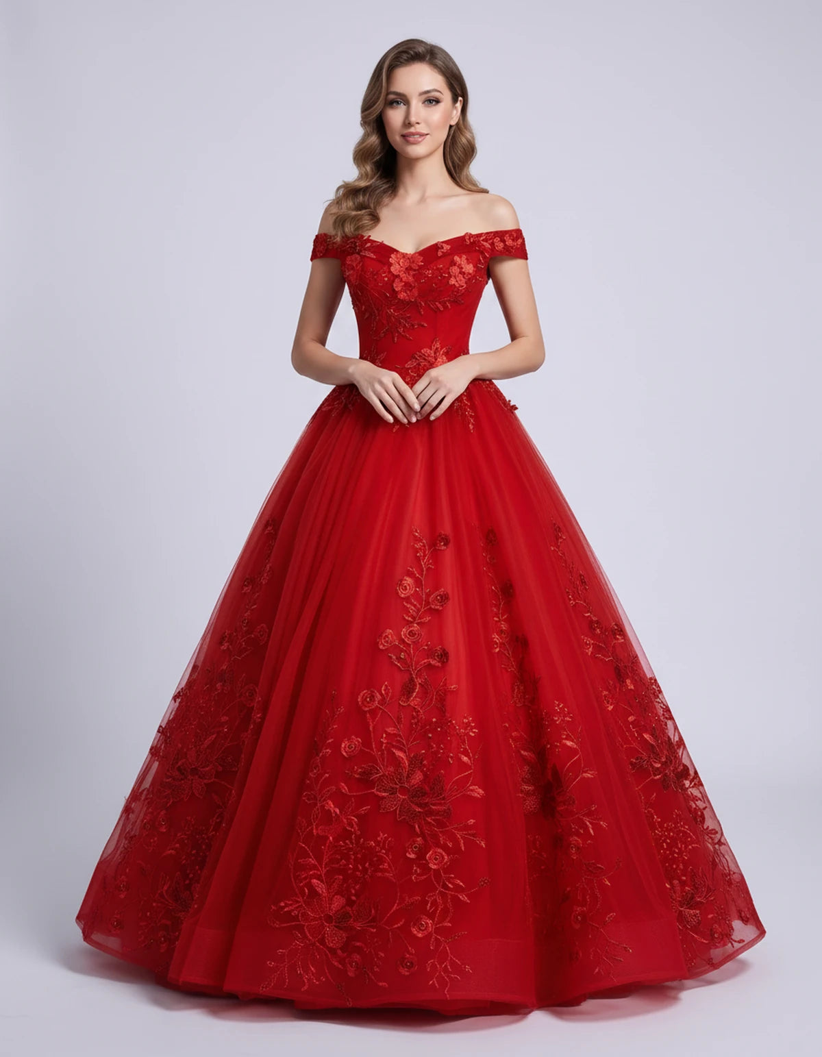 Blanchette Maxi Dresses — Red | SKU: RB-3c7112-red-2,RB-3c7112-red-4,RB-3c7112-red-6,RB-3c7112-red-8,RB-3c7112-red-10,RB-3c7112-red-12,RB-3c7112-red-14,RB-3c7112-red-14W,RB-3c7112-red-16,RB-3c7112-red-16W,RB-3c7112-red-18W