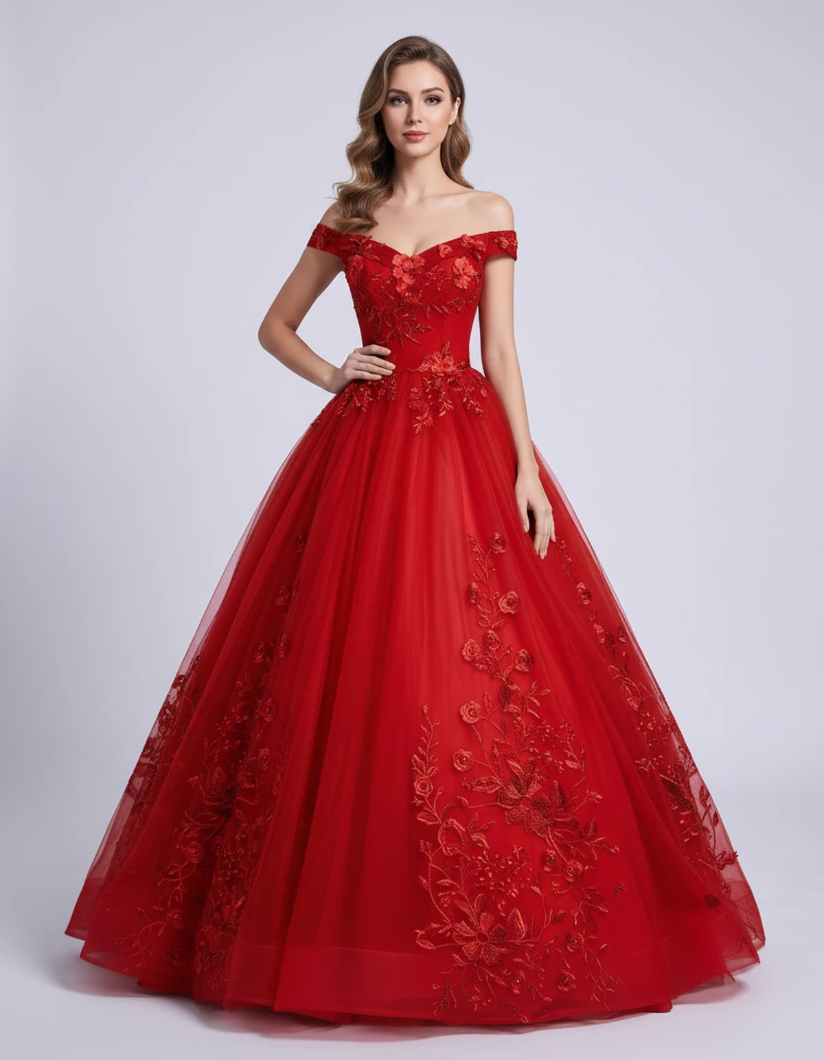 Blanchette Maxi Dresses — Red | SKU: RB-3c7112-red-2,RB-3c7112-red-4,RB-3c7112-red-6,RB-3c7112-red-8,RB-3c7112-red-10,RB-3c7112-red-12,RB-3c7112-red-14,RB-3c7112-red-14W,RB-3c7112-red-16,RB-3c7112-red-16W,RB-3c7112-red-18W