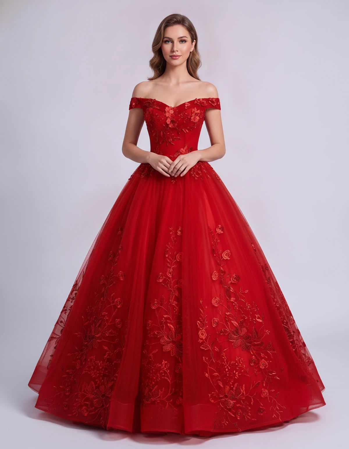 Blanchette Maxi Dresses — Red | SKU: RB-3c7112-red-2,RB-3c7112-red-4,RB-3c7112-red-6,RB-3c7112-red-8,RB-3c7112-red-10,RB-3c7112-red-12,RB-3c7112-red-14,RB-3c7112-red-14W,RB-3c7112-red-16,RB-3c7112-red-16W,RB-3c7112-red-18W
