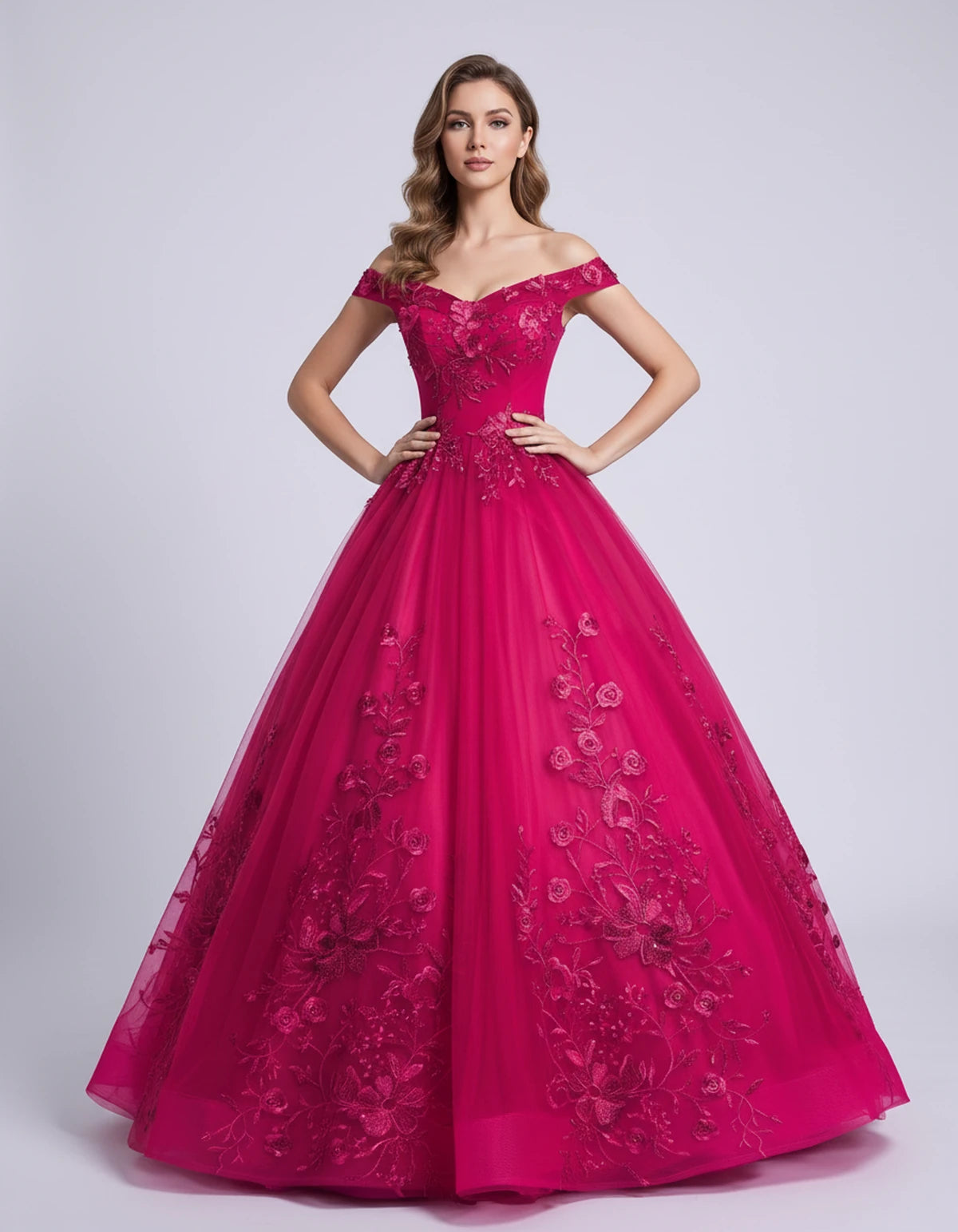 Blanchette Maxi Dresses — Rose red | SKU: RB-3c7112-rosered-2,RB-3c7112-rosered-4,RB-3c7112-rosered-6,RB-3c7112-rosered-8,RB-3c7112-rosered-10,RB-3c7112-rosered-12,RB-3c7112-rosered-14,RB-3c7112-rosered-14W,RB-3c7112-rosered-16,RB-3c7112-rosered-16W,RB-3c7112-rosered-18W