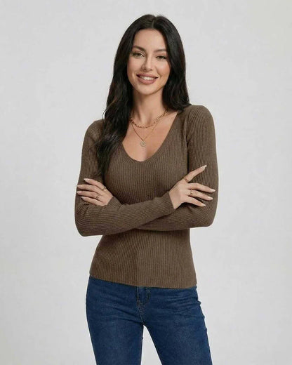 Blue Pullover, front view | Ramblion | SKU: EP-29384-BRN-L-2148,EP-29384-BRN-M-6889,EP-29384-BRN-S-6715,EP-29384-BRN-XL-9263,EP-29384-BRN-XS-5414