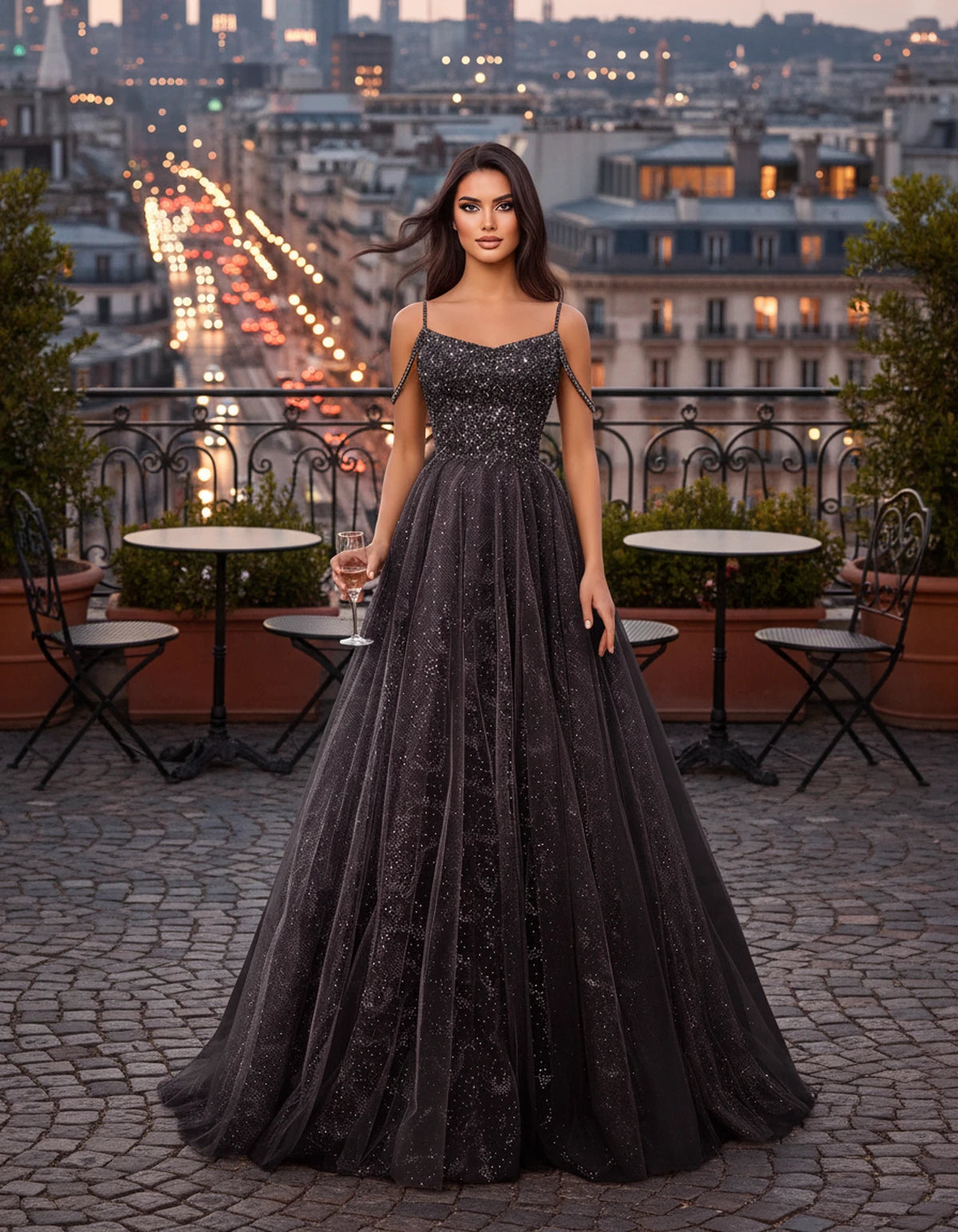 Bordeaux Maxi Dresses — Black | SKU: RB-14be82-black-2,RB-14be82-black-4,RB-14be82-black-6,RB-14be82-black-8,RB-14be82-black-10,RB-14be82-black-12,RB-14be82-black-14,RB-14be82-black-16,RB-14be82-black-16W,RB-14be82-black-18W,RB-14be82-black-20W,RB-14be82-black-22W