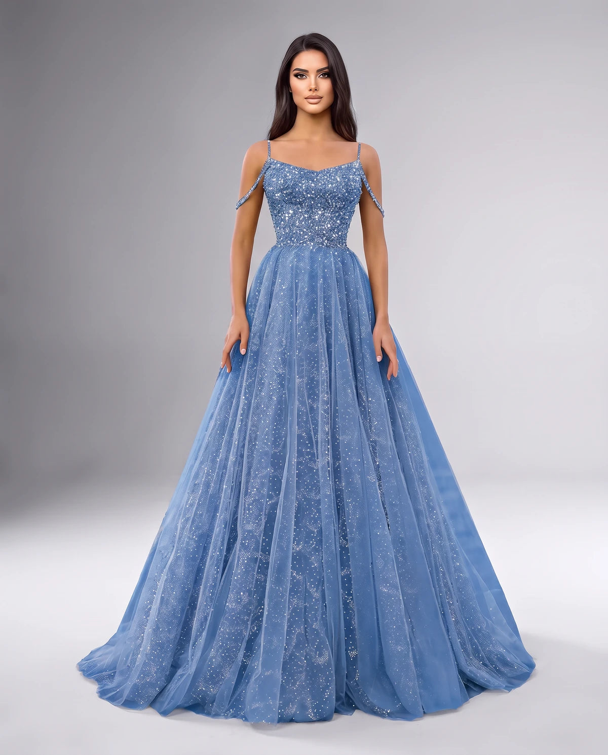 Bordeaux Maxi Dresses — Blue