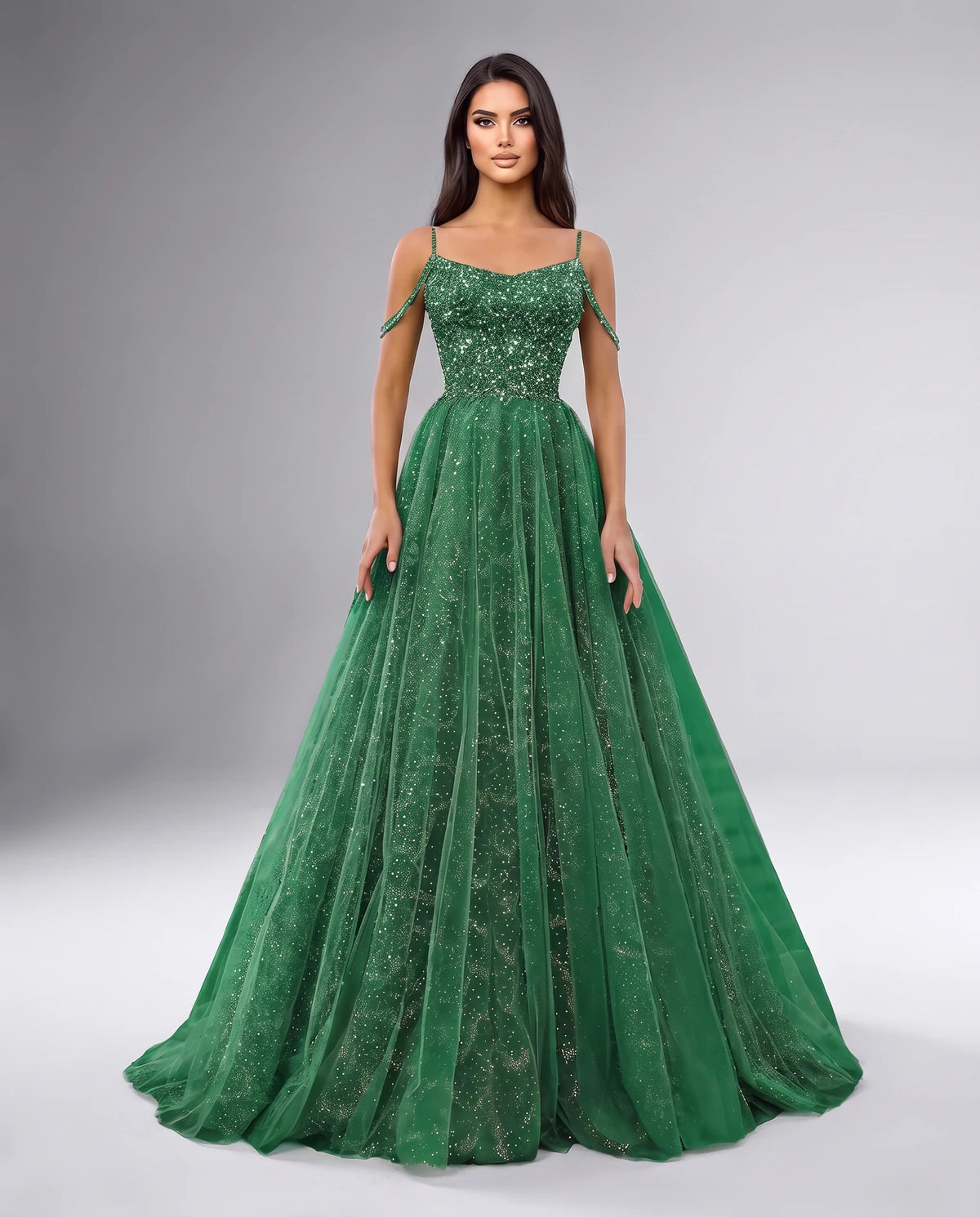 Bordeaux Maxi Dresses — Green