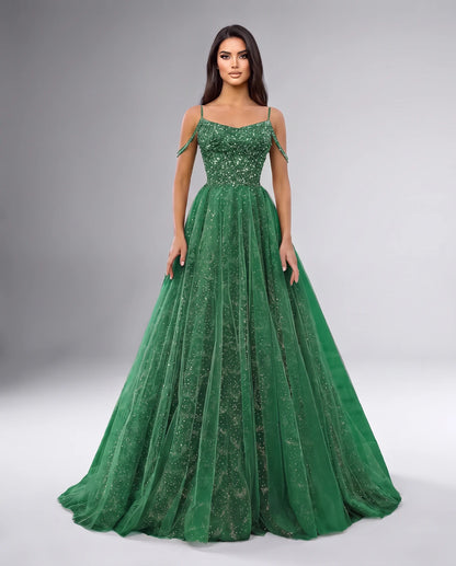 Bordeaux Maxi Dresses — Green