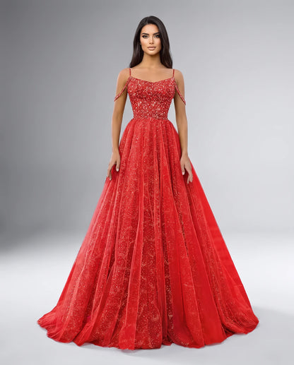 Bordeaux Maxi Dresses — Red