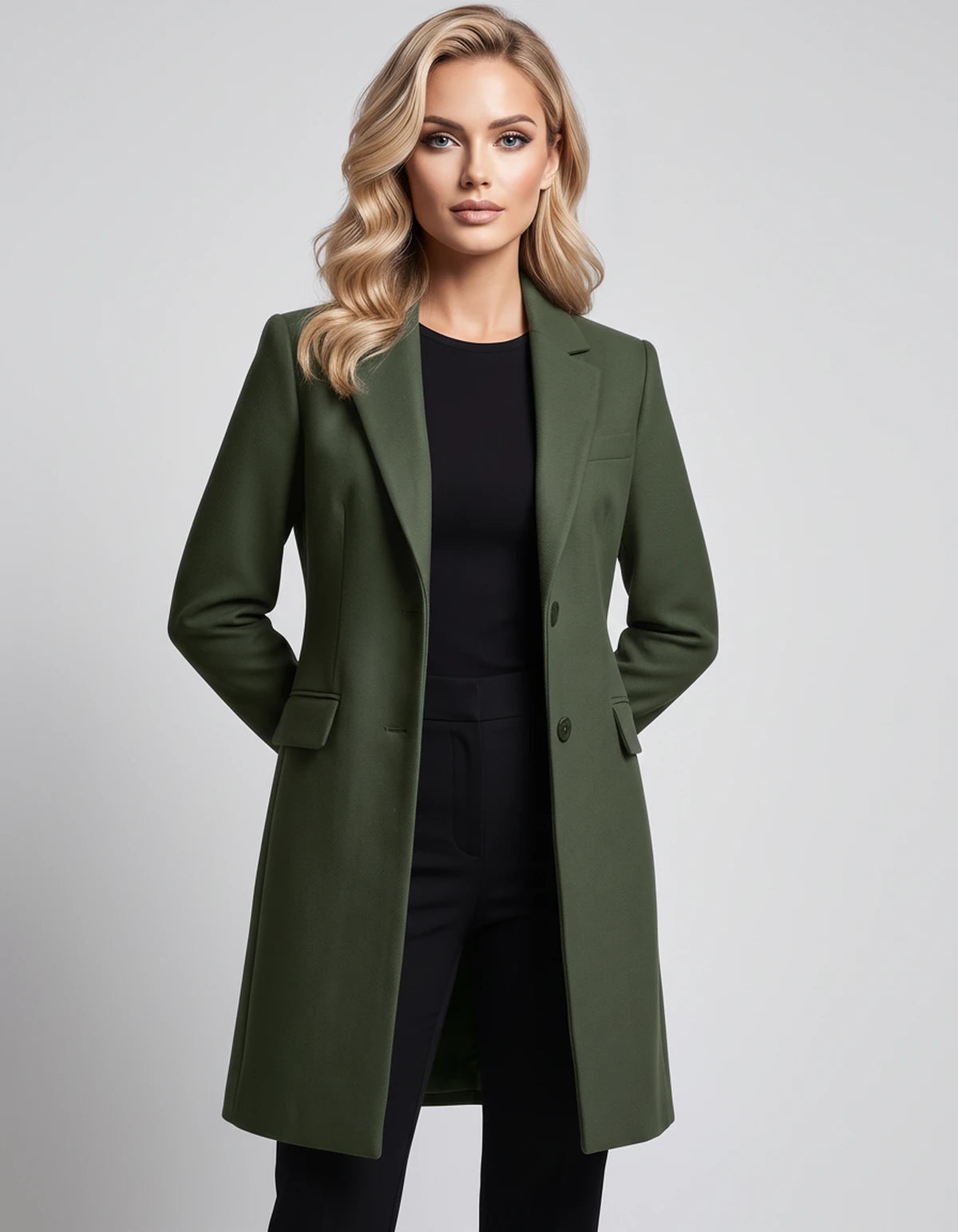Brindille Jackets — Army Green | SKU: RB-26e776-armygre1-XS,RB-26e776-armygre1-S,RB-26e776-armygre1-M,RB-26e776-armygre1-L,RB-26e776-armygre1-XL,RB-26e776-armygre1-2XL