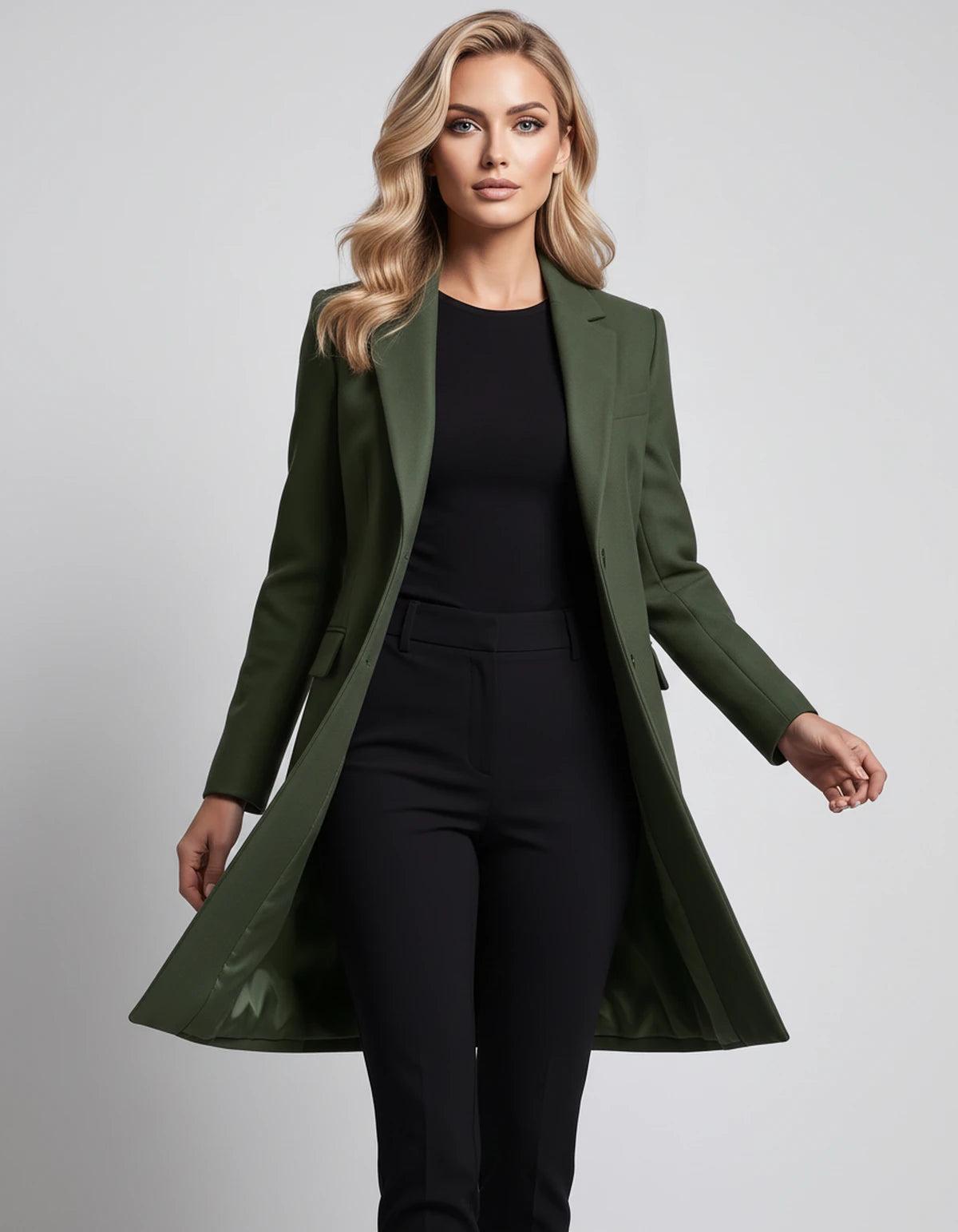 Brindille Jackets — Army Green | SKU: RB-26e776-armygre1-XS,RB-26e776-armygre1-S,RB-26e776-armygre1-M,RB-26e776-armygre1-L,RB-26e776-armygre1-XL,RB-26e776-armygre1-2XL