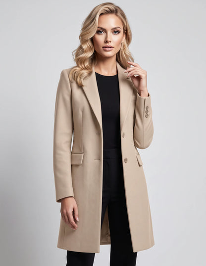 Brindille Jackets — Beige | SKU: RB-26e776-beige-XS,RB-26e776-beige-S,RB-26e776-beige-M,RB-26e776-beige-L,RB-26e776-beige-XL,RB-26e776-beige-2XL