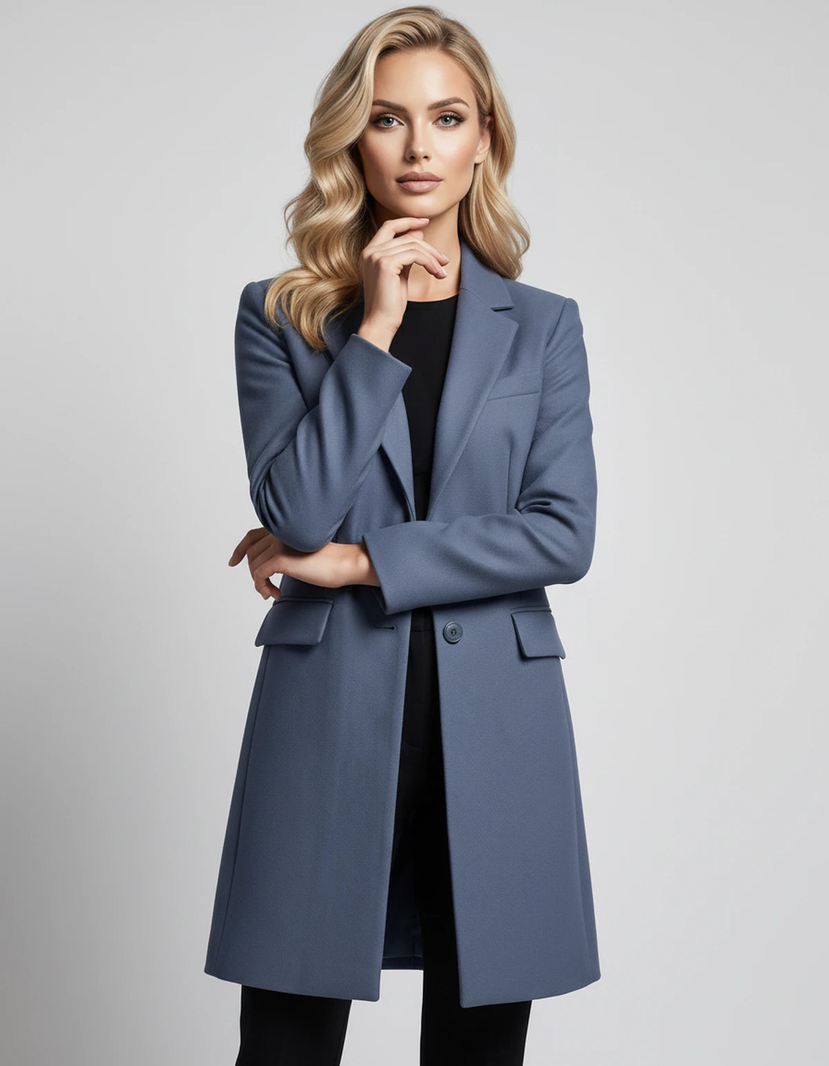 Brindille Jackets — Blue | SKU: RB-26e776-blue-XS,RB-26e776-blue-S,RB-26e776-blue-M,RB-26e776-blue-L,RB-26e776-blue-XL,RB-26e776-blue-2XL