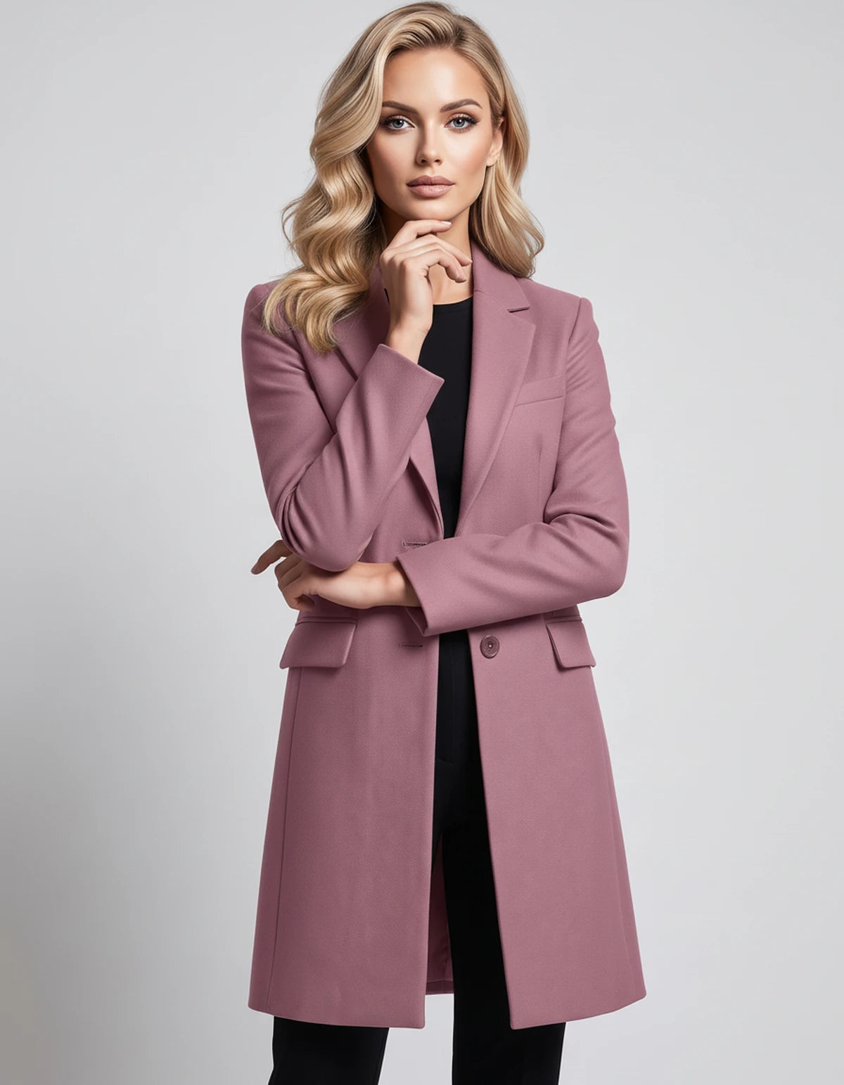 Brindille Jackets — Pink | SKU: RB-26e776-pink-XS,RB-26e776-pink-S,RB-26e776-pink-M,RB-26e776-pink-L,RB-26e776-pink-XL,RB-26e776-pink-2XL