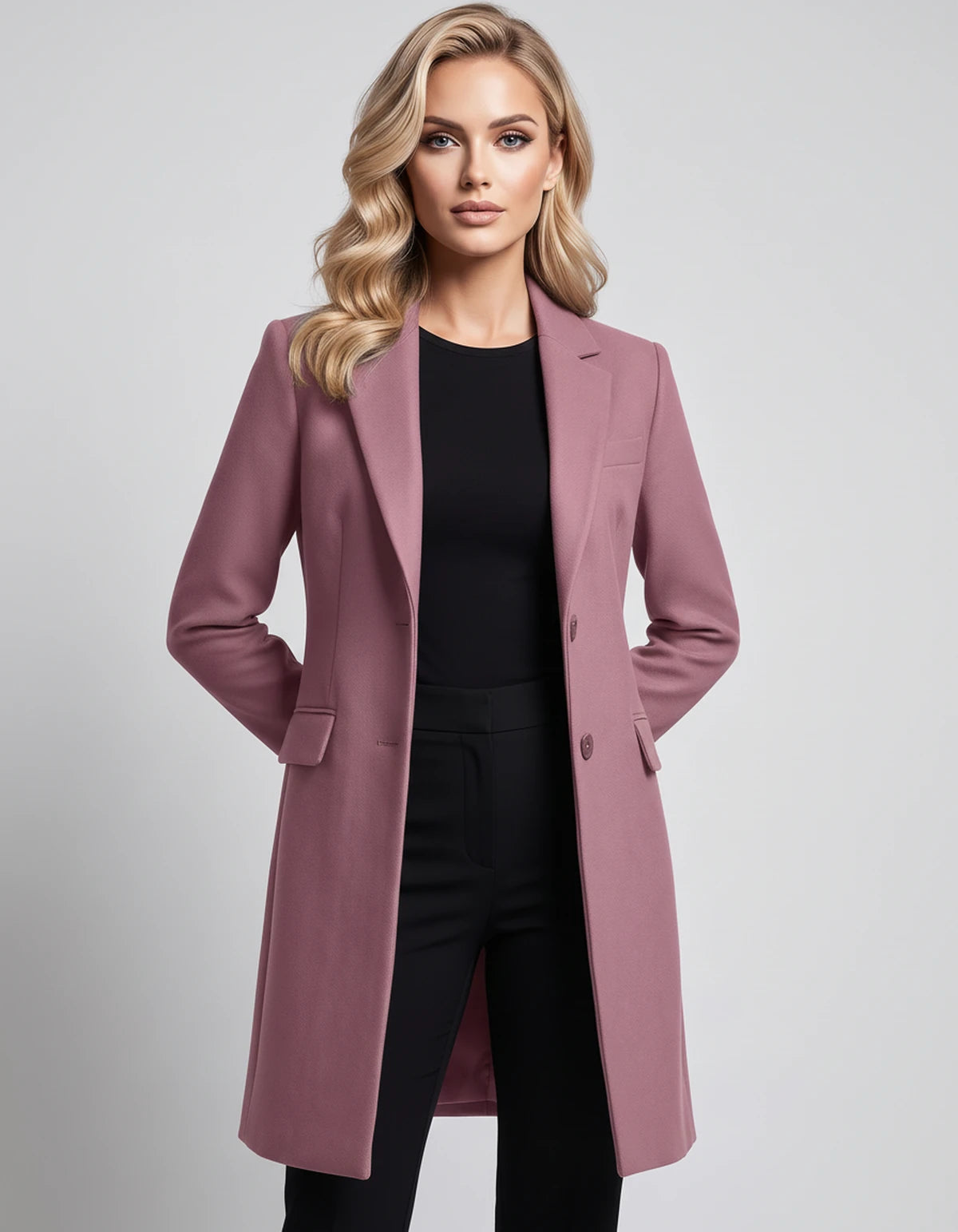 Brindille Jackets — Pink | SKU: RB-26e776-pink-XS,RB-26e776-pink-S,RB-26e776-pink-M,RB-26e776-pink-L,RB-26e776-pink-XL,RB-26e776-pink-2XL