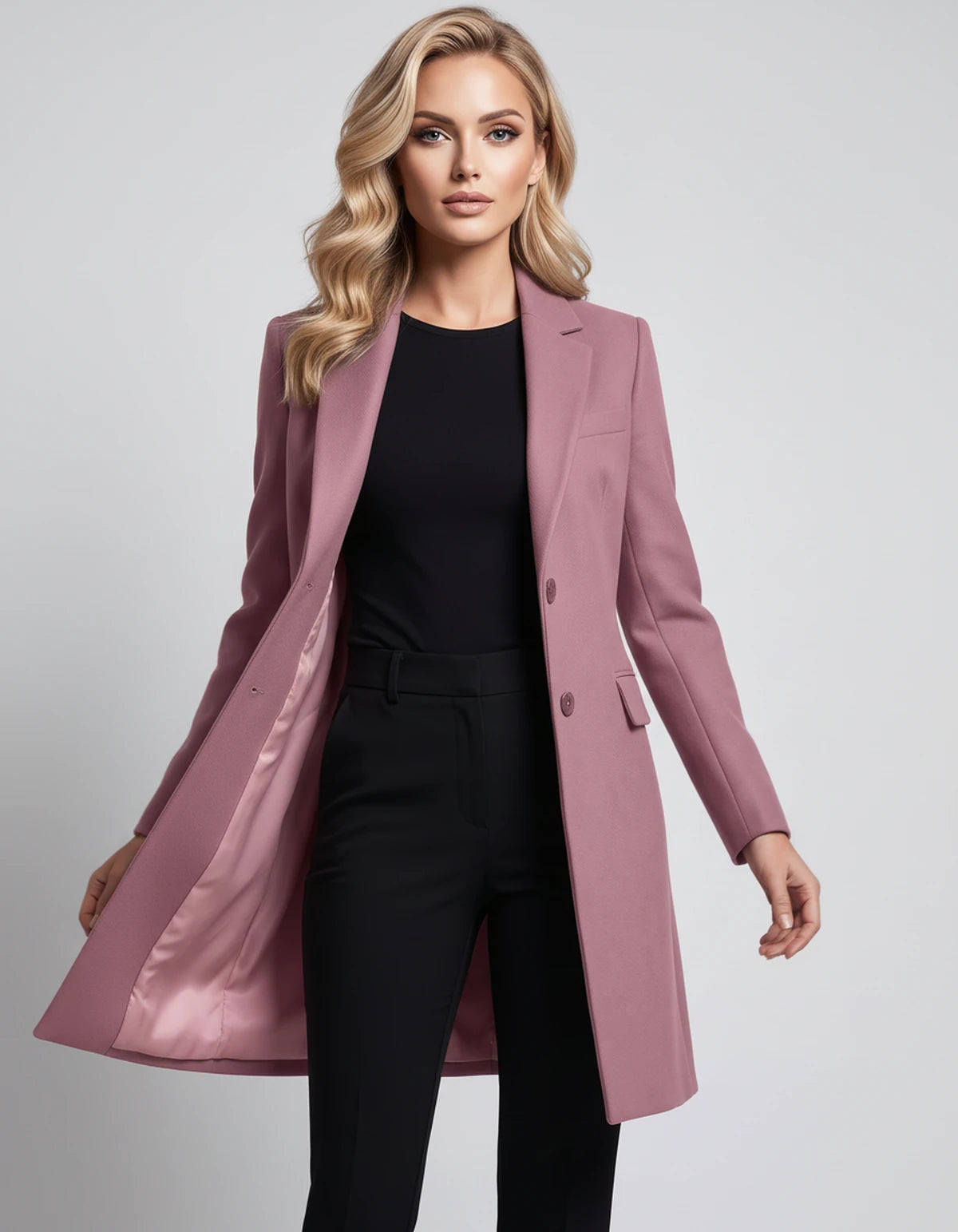 Brindille Jackets — Pink | SKU: RB-26e776-pink-XS,RB-26e776-pink-S,RB-26e776-pink-M,RB-26e776-pink-L,RB-26e776-pink-XL,RB-26e776-pink-2XL