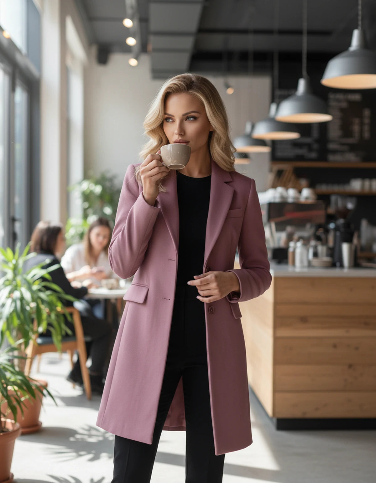 Brindille Jackets — Pink | SKU: RB-26e776-pink-XS,RB-26e776-pink-S,RB-26e776-pink-M,RB-26e776-pink-L,RB-26e776-pink-XL,RB-26e776-pink-2XL