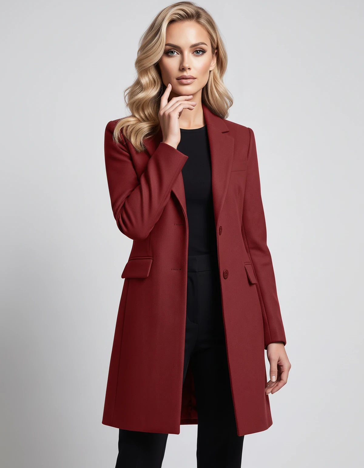 Brindille Jackets — Red | SKU: RB-26e776-red-XS,RB-26e776-red-S,RB-26e776-red-M,RB-26e776-red-L,RB-26e776-red-XL,RB-26e776-red-2XL